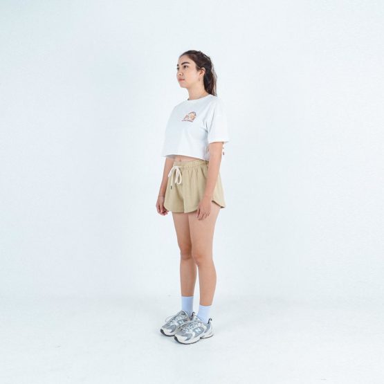 Woman Crop Tee Bill Offwhite - Image 8