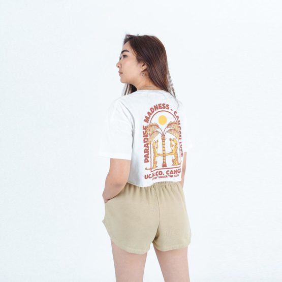 Woman Crop Tee Bill Offwhite - Image 2