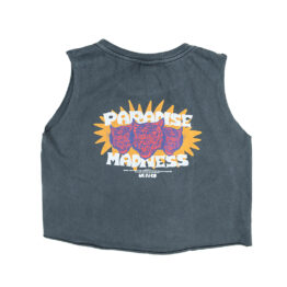 Woman Bandcut Crop Joe Charcoal Wash