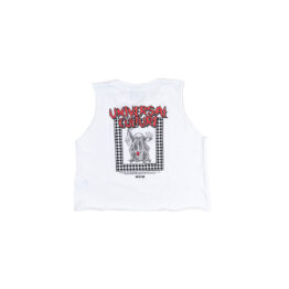 Woman Bandcut Crop Dharma White