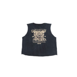 Woman Bandcut Crop Barong Black Wash