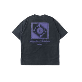 Tshirt Kembang Charcoal Wash